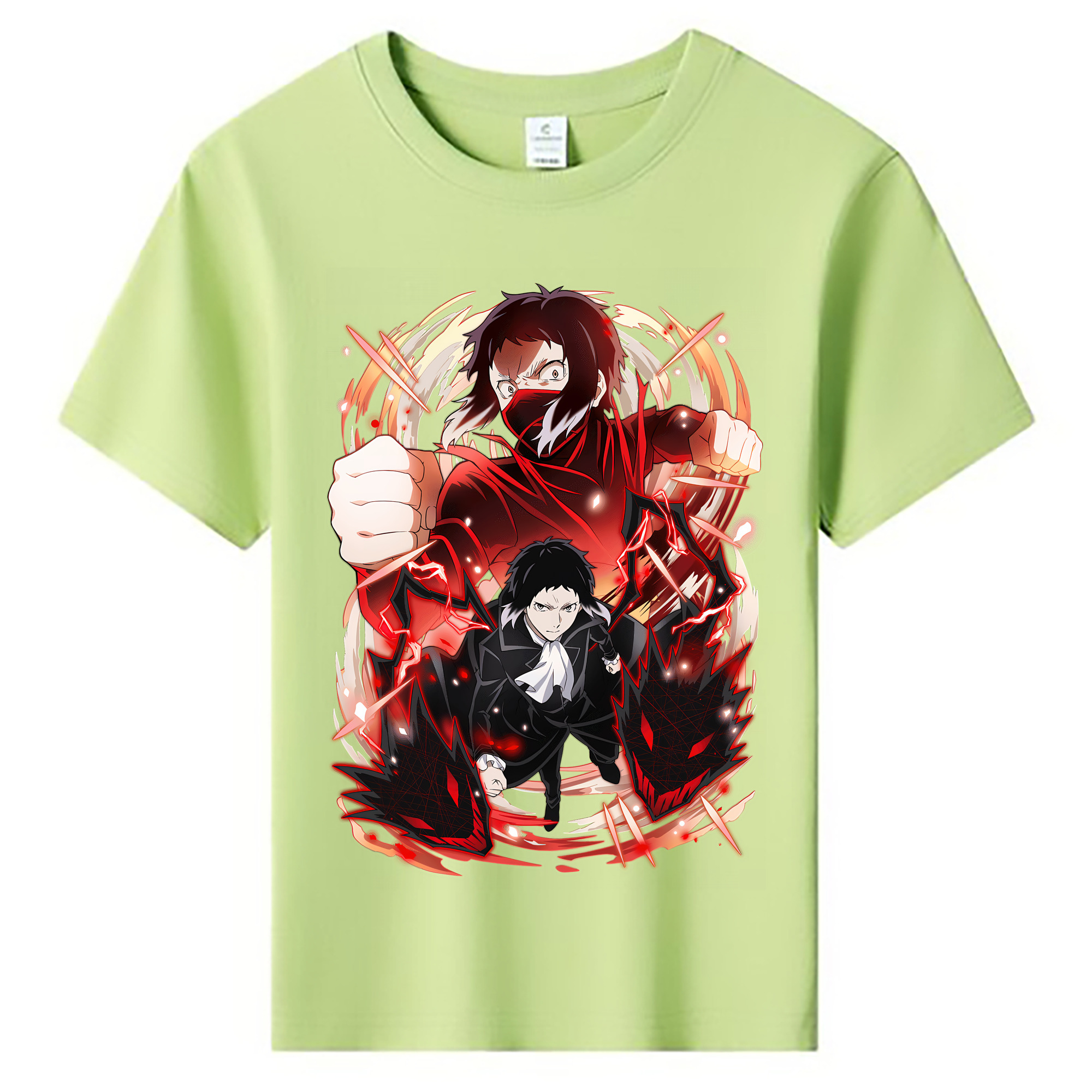 （画像用） 文豪ストレイドッグス Bungo Stray Dogs 綿100％キッズTシャツ（フロントプリント）